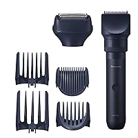 Panasonic MultiShape Defined Trim and Shave Kit, with Beard, Hair and Body Trimmer and Adjustable Trim Dial, 3-Blade Men’s Electric Razor, Easy-Clean Customizable Grooming Kit - ER-Defined