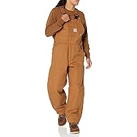 Carhatt Mens Flame Resistant Loose Fit Duck Insulated Bib Overall