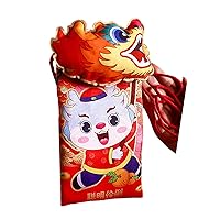 2024 New Year 3D Redness Envelopes Dragon Zodiac Year New Year Supplies Festive Party Supplies Redness Packets Redness Envelopes Chinese 2024