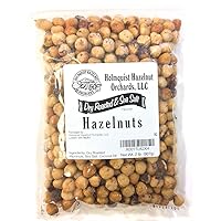 2 LB | Holmquist Hazelnuts Dry Roasted Hazelnuts | Sea Salt | Skins Mostly Removed | HEART HEALTHY | NON-GMO, GLUTEN FREE, KOSHER, RESEALABLE, KETO-FRIENDLY