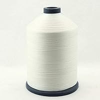 Cutex Tex 70 Bonded Nylon Thread #69, 6000 Yards Spool for Leather Upholstery- White