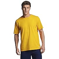 Russell Athletic Men's Dri-Power Cotton Blend Short Sleeve T-Shirts, Moisture Wicking, Odor Protection, UPF 30+, Sizes S-4X