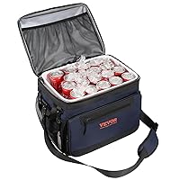 Hardbody Cooler Bag, 24/30 Cans 600D Oxford Fabric Insulated Cooler Bag, Leakproof and Waterproof Hardbody Deep Freeze Cooler with PP Plastic Bucket, Bottle Opener for Hiking, Picnic
