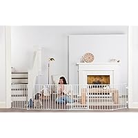 Regalo 144-Inch Super Wide Adjustable Baby Gate and Play Yard, 2-In-1, Bonus Kit, Includes 4 Pack of Wall Mounts