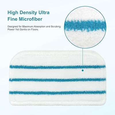 Mua 8 Pack Steam Mop Pads Replacement Compatible with Black+Decker Steam Mop  SM1600, SM1610, SM1620, HSM13E1, HSMC1300FX, HSMC1321, HSMC1361SG SMP20  Black and Decker Steam Mop Pads for Floor Cleaning trên  Mỹ