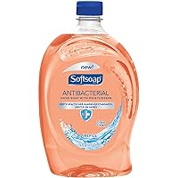 Softsoap Antibacterial Liquid Hand Soap Refill, Crisp Clean 56 oz (Pack of 3)