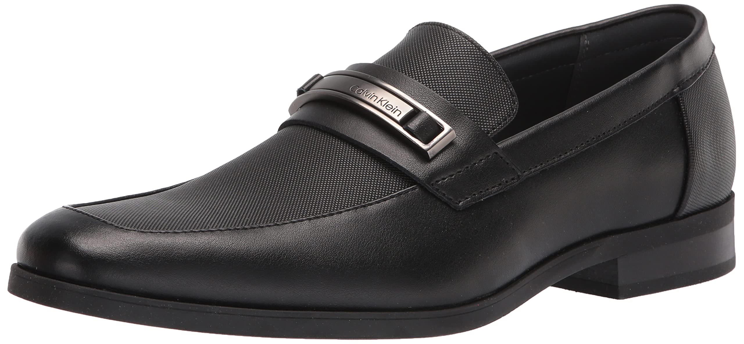 Calvin Klein Men's Jameson Soft Leather/City Emboss Slip-On Loafer