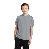 SPORT-TEK Boys PosiCharge RacerMesh Tee (YST340) -Silver -M