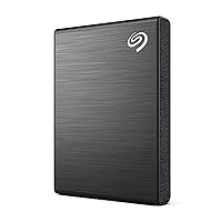 One Touch SSD 2TB External SSD Portable – Black, speeds up to 1030MB/s, 6mo Mylio Photo+ subscription, 6mo Dropbox Backup Plan​ and Rescue Services (STKG2000400)