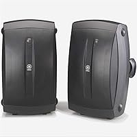 YAMAHA NS-AW350B All-Weather Indoor/Outdoor 2-Way Speakers - Black (Pair)