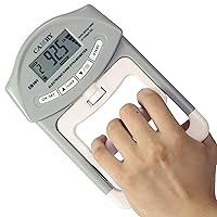 CAMRY Digital Hand Dynamometer Grip Strength Measurement Meter Auto Capturing Electronic Hand Grip Power 198 Lbs / 90 Kg