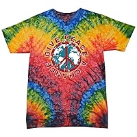 Give Peace A Chance Tie Dye Woodstock Shirt
