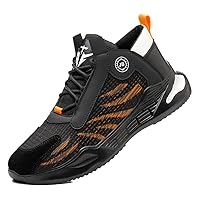 Steel Toe Shoes for Men Lightweight Indestructible Puncture Proof Comfortable Non Slip Shoes Safety Shoes for Industrial Construction Sneakers Women Work Shoes