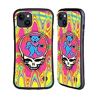 Head Case Designs Officially Licensed Grateful Dead Bear Trends Hybrid Case Compatible with Apple iPhone 15 Plus