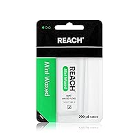 Waxed Dental Floss | Effective Plaque Removal, Extra Wide Cleaning Surface | Shred Resistance & Tension, Slides Smoothly & Easily, PFAS Free | Mint Flavored, 200 Yards, 1 Pack