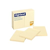Sticky Notes, 4x6 in, Yellow, 12 Pack (6609)
