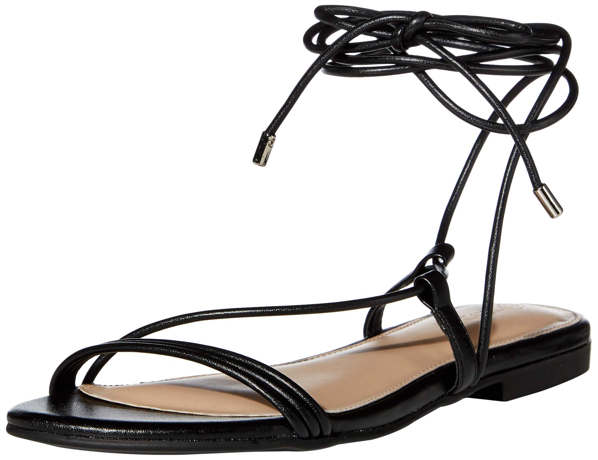 The Drop Women's Samantha Flat Strappy Lace-Up Sandal