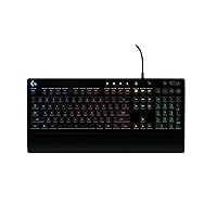 Logitech USB 2.0 G213 Prodigy Gaming Keyboard with 16.8 Million Lighting Colors (Renewed)