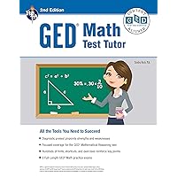 GED Math Test Tutor, For the 2024-2025 GED Test, 2nd Edition: All the Tools You Need to Succeed (GED® Test Preparation) GED Math Test Tutor, For the 2024-2025 GED Test, 2nd Edition: All the Tools You Need to Succeed (GED® Test Preparation) Paperback