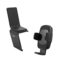 Scosche ProClip Left-Hwith Console Mount Compatible with 2015-2020 Ford F150, 2017-2021 Ford F250/350/450/550 & Super Duty Trucks with StuckUp™ Universal Phone Mount Bundle