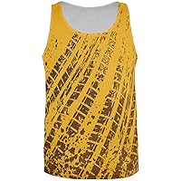 Old Glory Mud and Tire Tracks All Over Adult Tank Top - X-Large Multi