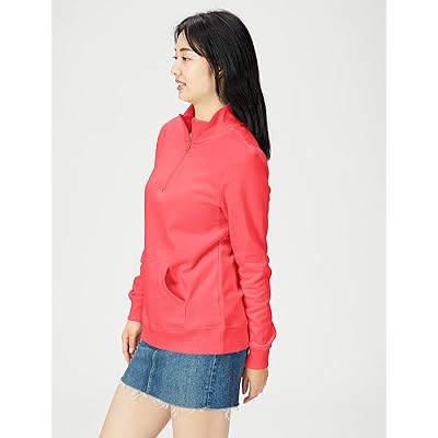 Mua  Essentials Women's Long-Sleeve Fleece Quarter-Zip Top (Available  in Plus Size) trên  Mỹ chính hãng 2024