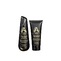 Color & Enhance - Smooth Protection Sulfate-Free Shampoo - Color Deposit Black, 11 Oz And Color & Enhance Smooth Hydration Conditioner - Color Deposit Black, 7 Oz (BSHCO11)