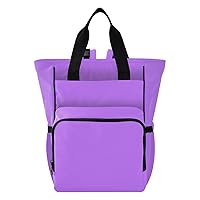 xigua Lilac Colour Diaper Bag Backpack,Large Capacity Kids Bags Multifunction Travel Diaper Bags with Stroller Straps for Travel, Shopping, Going out41