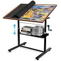 Sunix 1500 Pieces Jigsaw Puzzle Table with Legs, 36