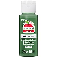 Apple Barrel Acrylic Paint in Assorted Colors (2 oz), 20523, Kelly Green