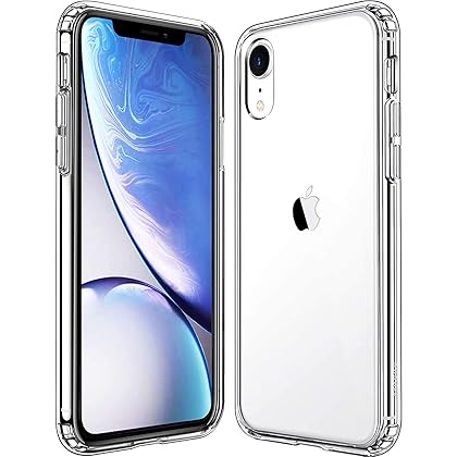 Mkeke Compatible with iPhone Xr Case,Clear Anti-Scratch Shock Absorption Cases for 6.1 Inch (Clear)