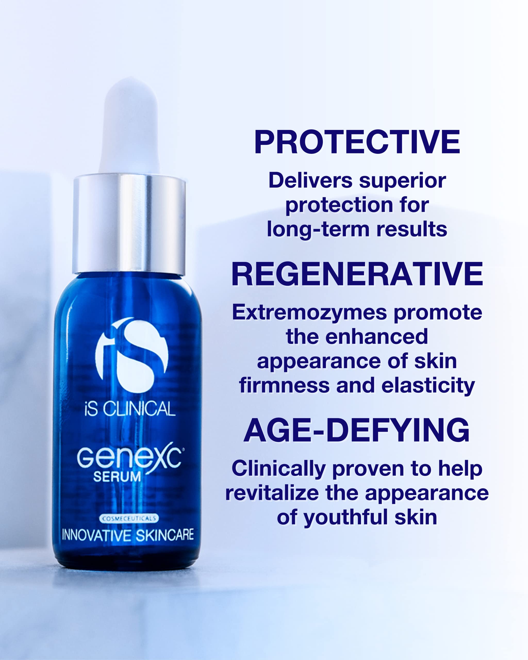 iS CLINICAL GENEXC SERUM, Vitamin C Serum, Antioxidant serum for face; Promotes cell regeneration, Youthful looking skin.