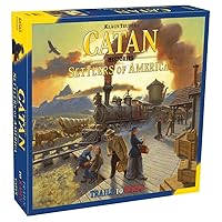 CATAN Histories Settlers of America Board Game | Strategy Game | Adventure Game | Family Game for Adults and Teens | Ages 14+ | 3-4 Players | Average Playtime 120 Minutes | Made by CATAN Studio
