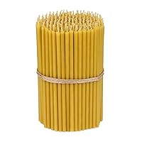 990g. Beeswax Altar Candles Church Quality Thin Candles Ritual Candles (Approx. 250 pcs.) 36261