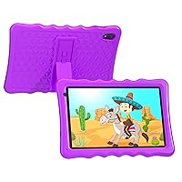 BYYBUO Kids Tablet, 10.1 inch Android 13 Tablet for Kids, 2GB RAM 32GB ROM 6000mAh Battery, Toddler Tablets with Bluetooth, WiFi, Parental Control, Dual Camera, Shockproof Case