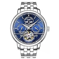 Carnival Iw Series Men's Complications Automatic Mechanical Analog Watch Casual Multifunction Large Dial
