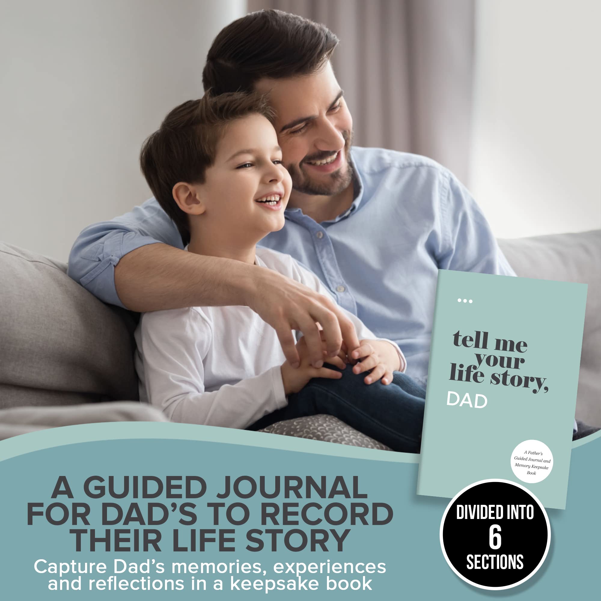 Tell Me Your Life Story, Dad: A Father’s Guided Journal and Memory Keepsake Book (Tell Me Your Life Story® Series Books)