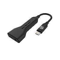 Scosche I3AAP StrikeLine Headphone Adapter with Female 3.5mm Aux Input and Charging Port for Apple Lightning Devices, Black