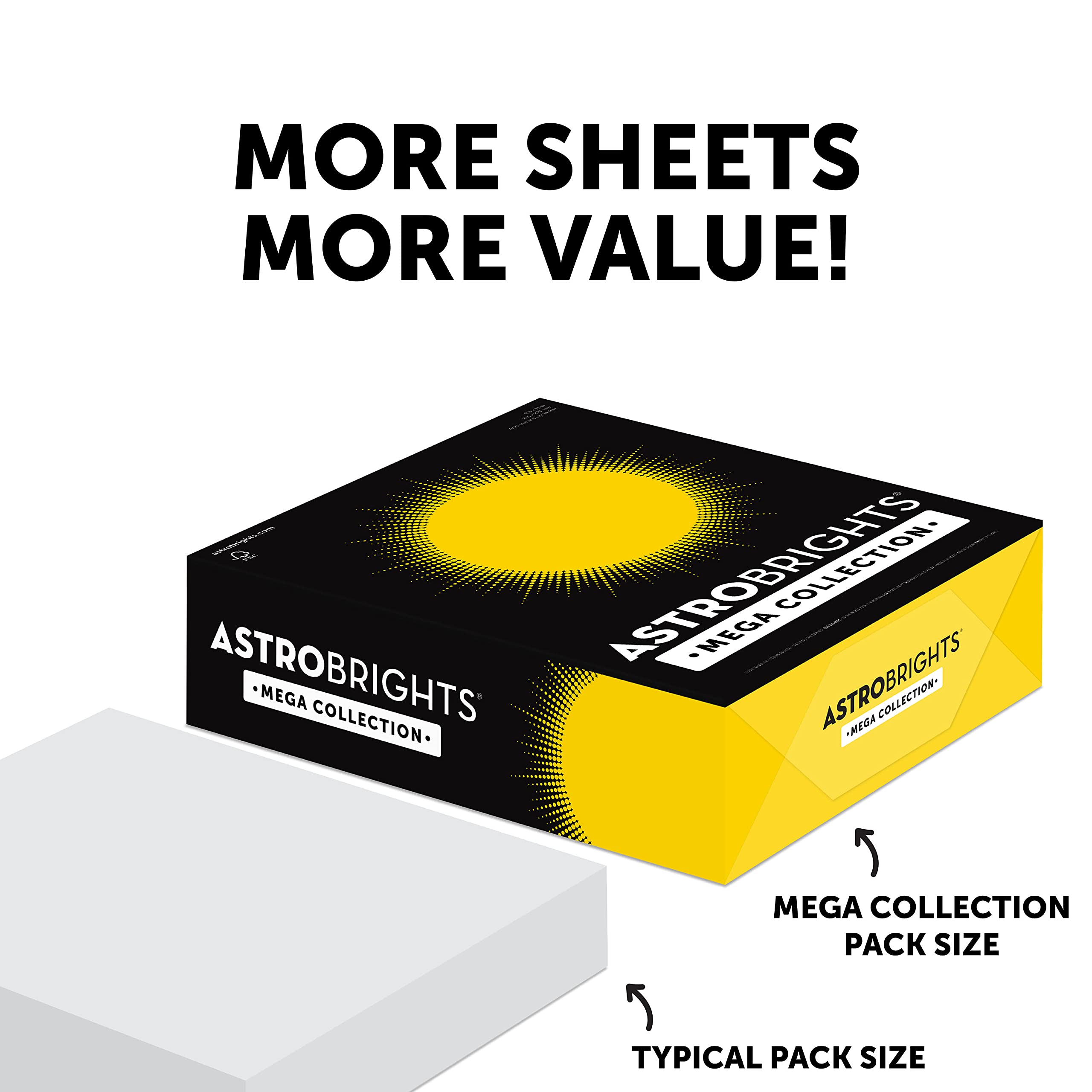 Astrobrights Mega Collection, Colored Cardstock, Flourescent