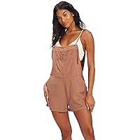 Billabong womens Out N About Short OverallRompers