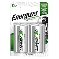 Energizer Rechargeable D Battery 2500Mah Pk of 2 S639