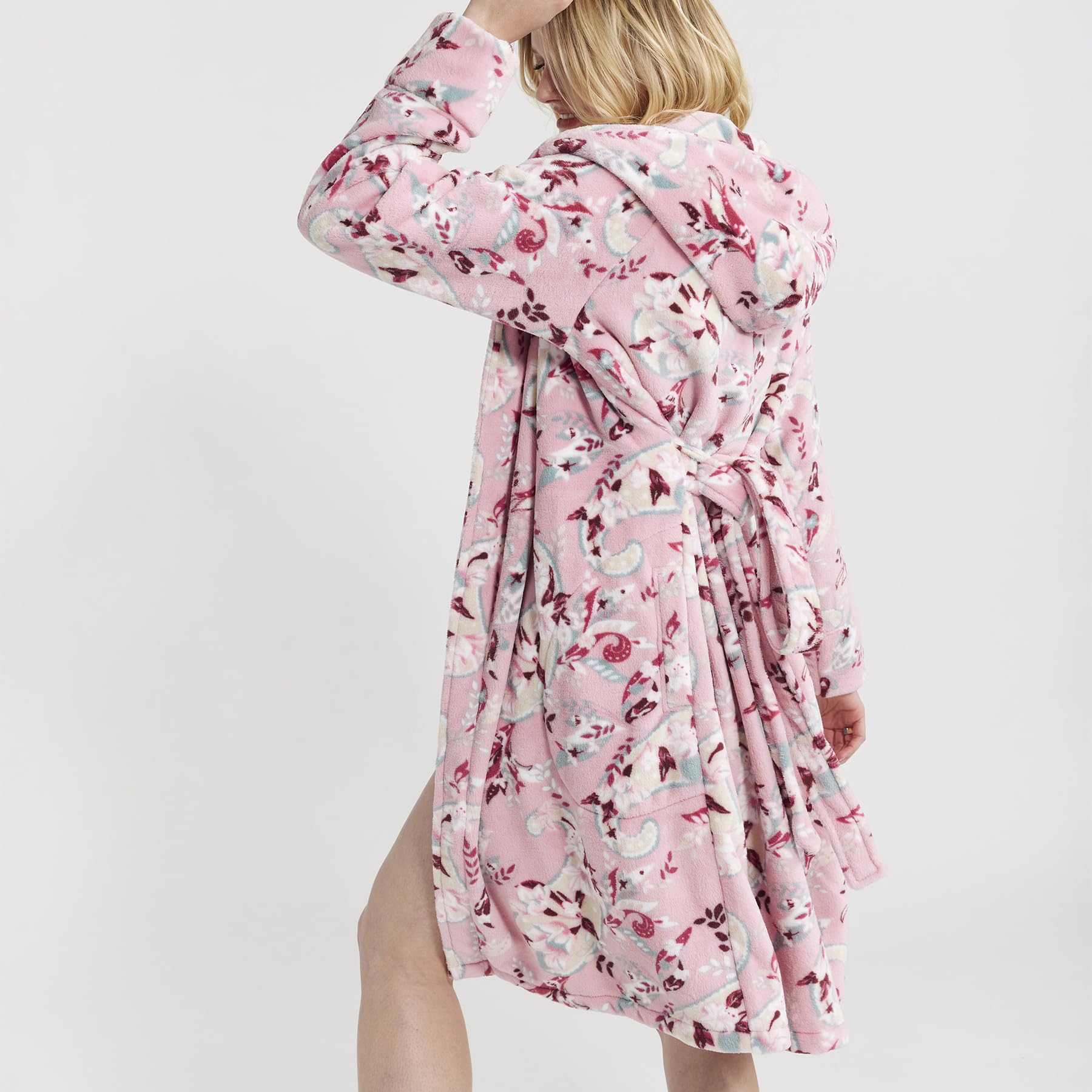 Vera Bradley Women's Plush Fleece Robe (Extended Size Range)