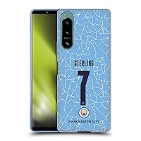 Head Case Designs Officially Licensed Manchester City Man City FC Raheem Sterling 2020/21 Players Home Kit Group 1 Soft Gel Case Compatible with Sony Xperia 5 IV