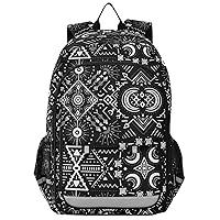 ALAZA Moon Sun Geometric Backpack Bookbag Laptop Notebook Bag Casual Travel Trip Daypack for Women Men Fits 15.6 Laptop