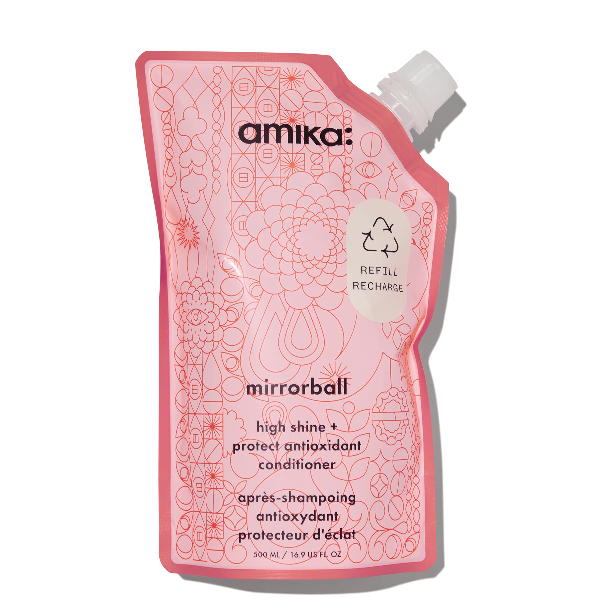 amika mirrorball high shine + protect antioxidant conditioner
