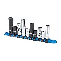 Titan 68660 10-Piece 1/4-Inch and 3/8-Inch Drive 10mm Socket Set
