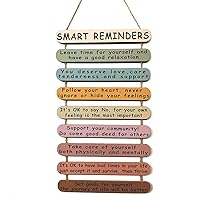 Mental Health Reminders Positive Affirmations Posters Psychology Wall Door Sign Decor Inspirational for High School Classroom Counselor Therapy Office Break Room, Boho Bulletin Border Poster