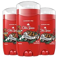 Old Spice Aluminum Free Deodorant for Men with 48 Hour Protection, Bearglove Scent, 3 Oz, Pack Of 3