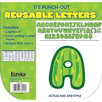 Cactus Themed Punch Out Letters for Classroom Decoration, 178pc, 4'' H, A Sharp Bunch Cactus Letters (845268)