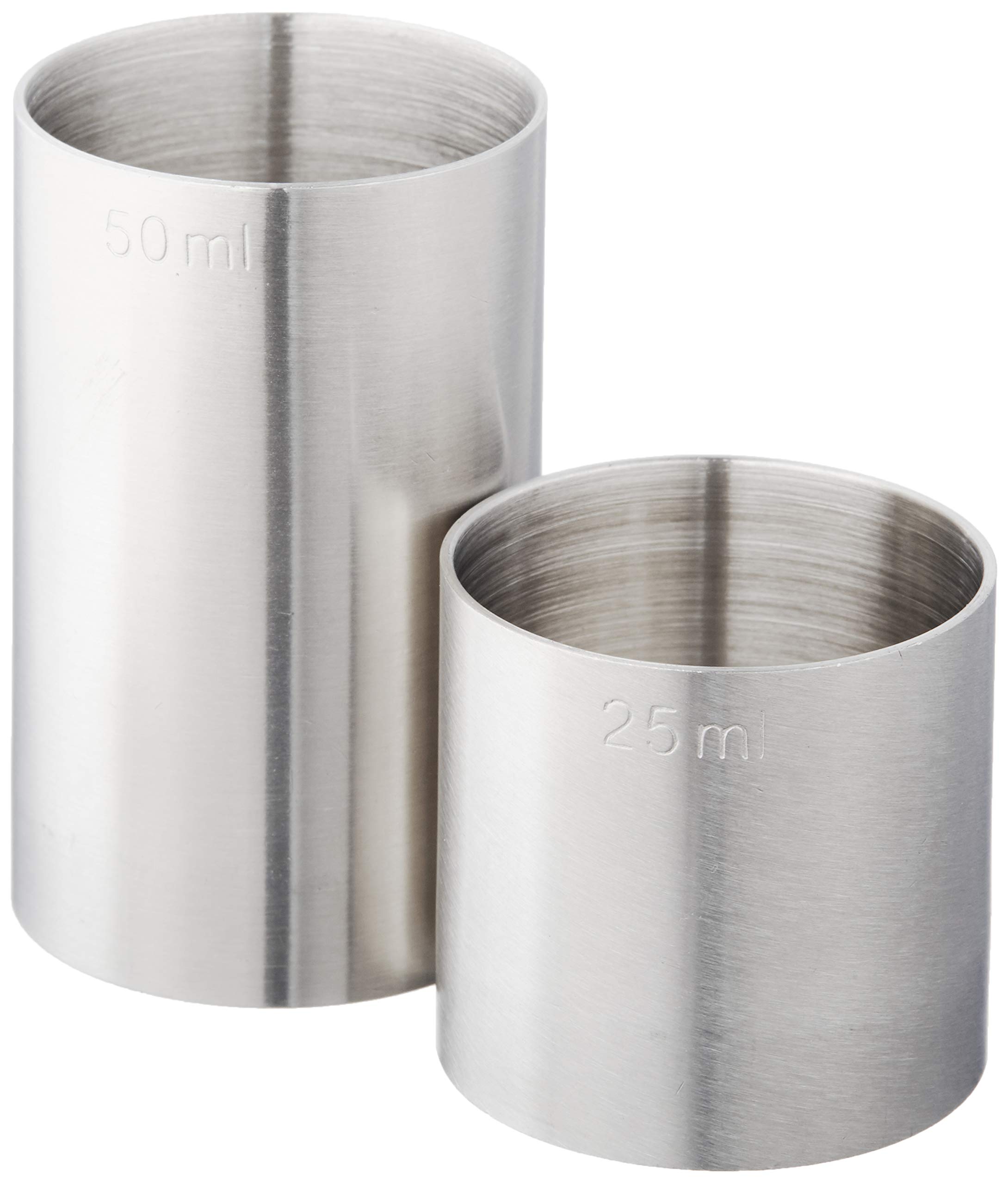 Barfly Thimble Measure, Set, 25/50 ml., Stainless Steel